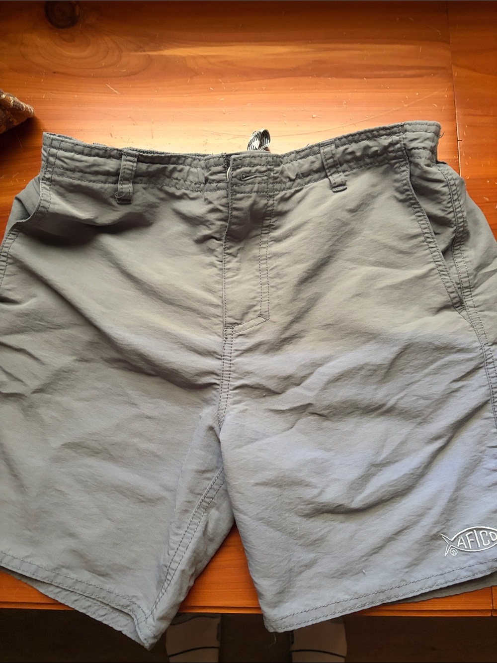 AFTCO Gray Kids' Shorts - Classic Stretch